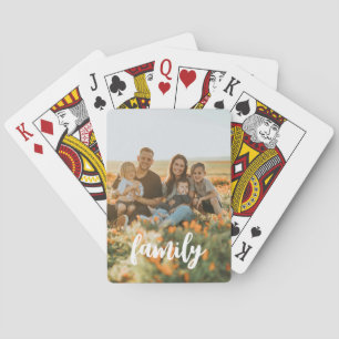 Personalisierte Familienfoto-Spielkarten Individ Spielkarten