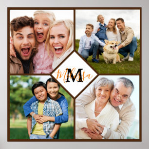 Personalisierte Familienfotos  Poster