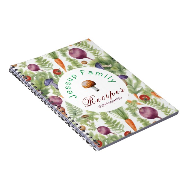 Personalisierte Familienrezepte Binder, Rezept Buc Notizblock (Rechte Seite)