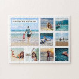 Personalisierte Familienurlaub Fotos Jigsaw Puzzle
