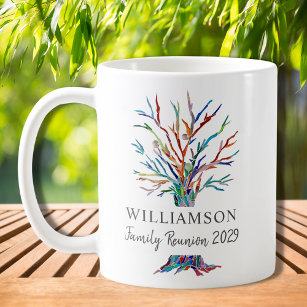 Personalisierte Family Tree Family Wiedersehen Kaf Kaffeetasse