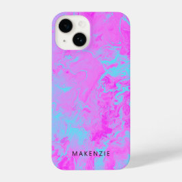 Personalisierte Farbe mit Gürtel iPhone 14 Hülle