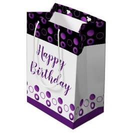 Personalisierte Farbe und Textauswahl Mittlere Geschenktüte