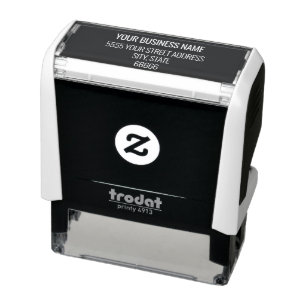 Personalisierte Farben Briefmarke Rücksendeadresse Permastempel