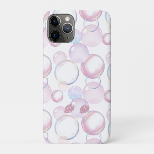 Personalisierte farbenfrohe Blasen Case-Mate iPhone Hülle (Rückseite)