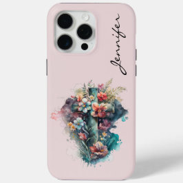 Personalisierte Farbenfrohe Christliche Cross iPho Case-Mate iPhone Hülle