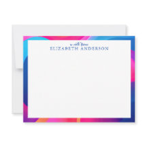 Personalisierte farbenfrohe geometrische Umrandung