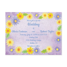 Personalisierte farbenfrohe Hochzeit