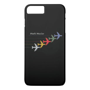 personalisierte Farbflugzeuge Case-Mate iPhone Hülle