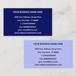 Personalisierte Farbgestaltung Ihre eigene Visiten Visitenkarte