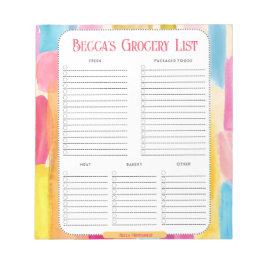 Personalisierte Farbige Bildhauerei Notizblock