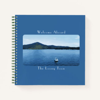 Personalisierte Farbige Bootsdekoration Pontoon Gä Notizbuch