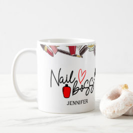 Personalisierte farbige Nagel-Boss-Tech-Tasse Kaffeetasse