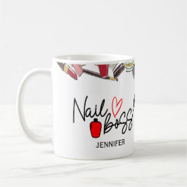 Personalisierte farbige Nagel-Boss-Tech-Tasse Kaffeetasse