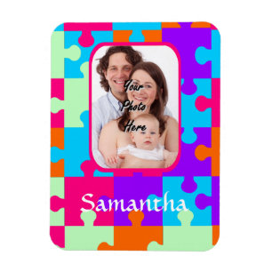 Personalisierte, farbige Puppe Magnet