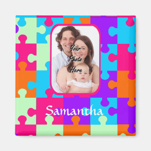 Personalisierte, farbige Puppe Magnet