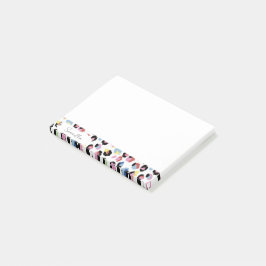 Personalisierte Farbige Tierdruckhinweise Post-it Klebezettel