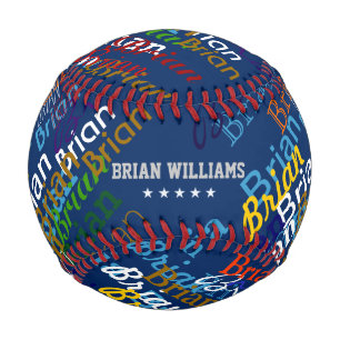 personalisierte Farbnamen erstellen Baseball