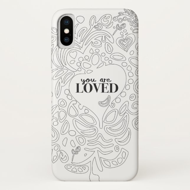 Personalisierte Farbseite Inspiriert - Sie sind se Case-Mate iPhone Hülle (Rückseite)