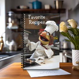 Personalisierte Favoritenrezepte Notizbuch