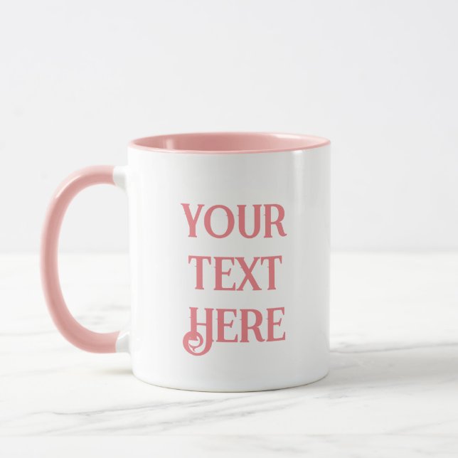 Personalisierte Fehler | Kundenspezifische Geschen Tasse (Links)