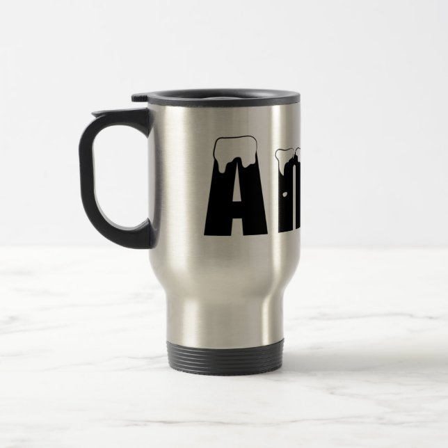 Personalisierte Fehler Reisebecher (Links)