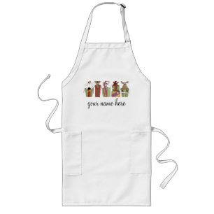 Personalisierte Feiertags-Backen-Schürze Lange Schürze