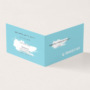 Personalisierte feminine gefaltete Visitenkarte mo Visitenkarten