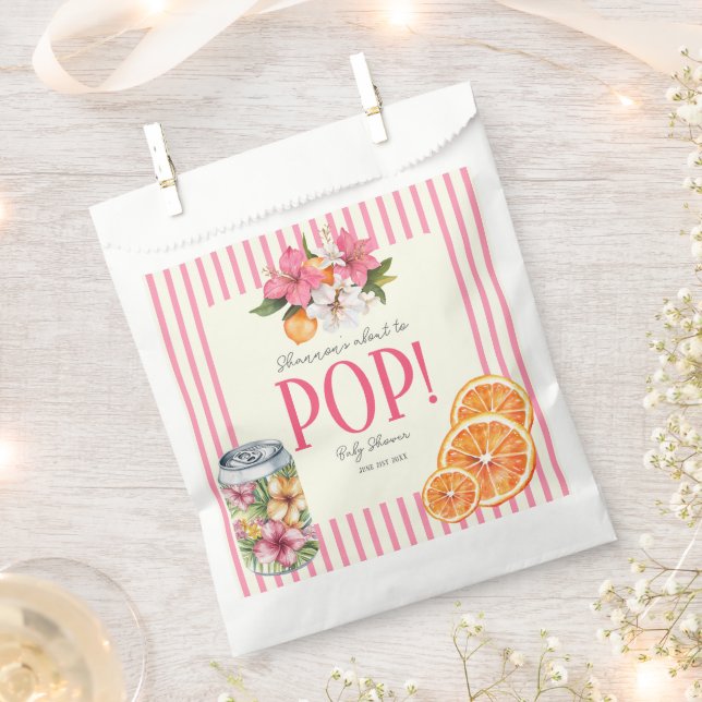 personalisierte Fertig zum Platzen Tropische Blüte Geschenktütchen (Ausgeschnitten)