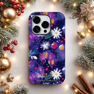 Personalisierte Feste Blume und Ornamente Case-Mate iPhone 14 Pro Hülle