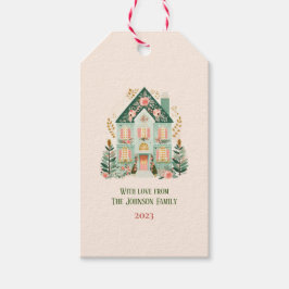 Personalisierte festliche Geschenkmarke Geschenkanhänger