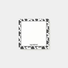 Personalisierte, fette Kuhdrucknotizen Post-it Klebezettel