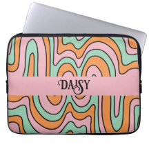 Personalisierte, fette Retro-Abstrakte Wavy Lines