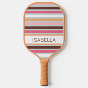 Personalisierte fette Streifen Pickleball Paddel Pickleball Schläger