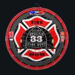 Personalisierte Feuerwehr Helm City Side Dartscheibe<br><div class="desc">Der perfekte Feuerwehrmann inspirierte das Dartboard für den Feuerwehrmann oder Feuerwehrmann der Familie. Vollständig anpassbar! Viel Spaß! *Wir danken Ihnen für Ihren Service,  wenn Sie in irgendeiner Form bedient haben!</div>