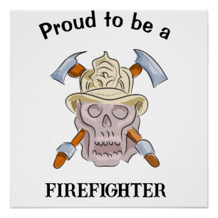 Personalisierte Feuerwehrgrafiken Poster