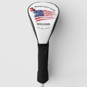 Personalisierte Feuerwehrmongram Go Golf Headcover