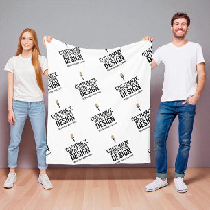 Personalisierte Firmen-Werbemittel Minimalistisch  Fleecedecke
