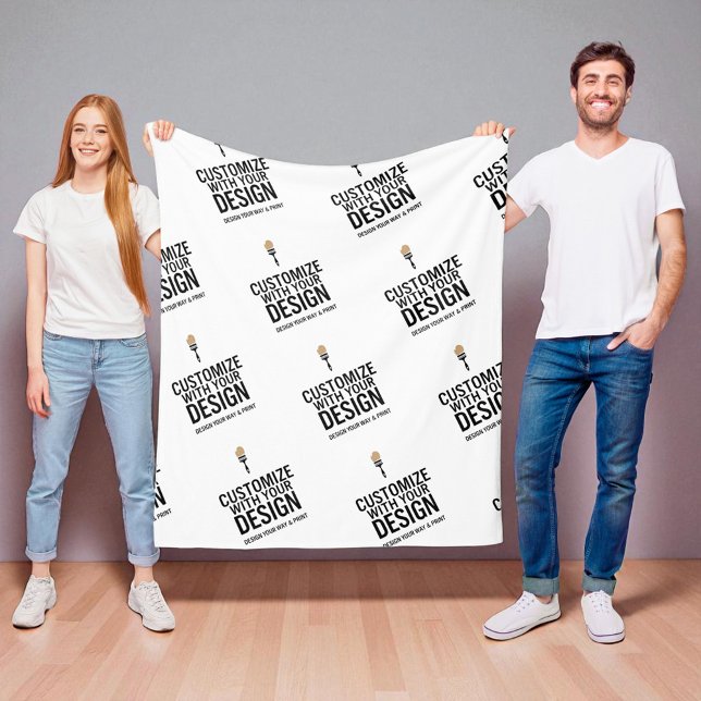 Personalisierte Firmen-Werbemittel Minimalistisch  Fleecedecke (Von Creator hochgeladen)