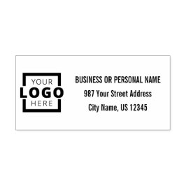 Personalisierte Firmenlogo-Adresse Permastempel