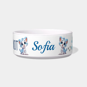 PERSONALISIERTE Fisch, nicht katzenmousse Napf