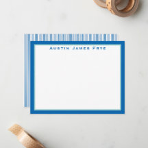 Personalisierte flache Mitteilungskarten - Stadium