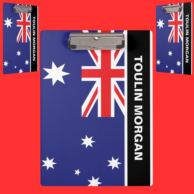 Personalisierte Flagge Australiens Klemmbrett (Von Creator hochgeladen)