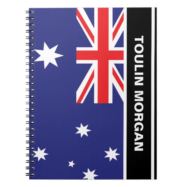 Personalisierte Flagge Australiens Notizblock (Vorderseite)