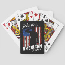 Personalisierte Flagge des amerikanischen Patriot