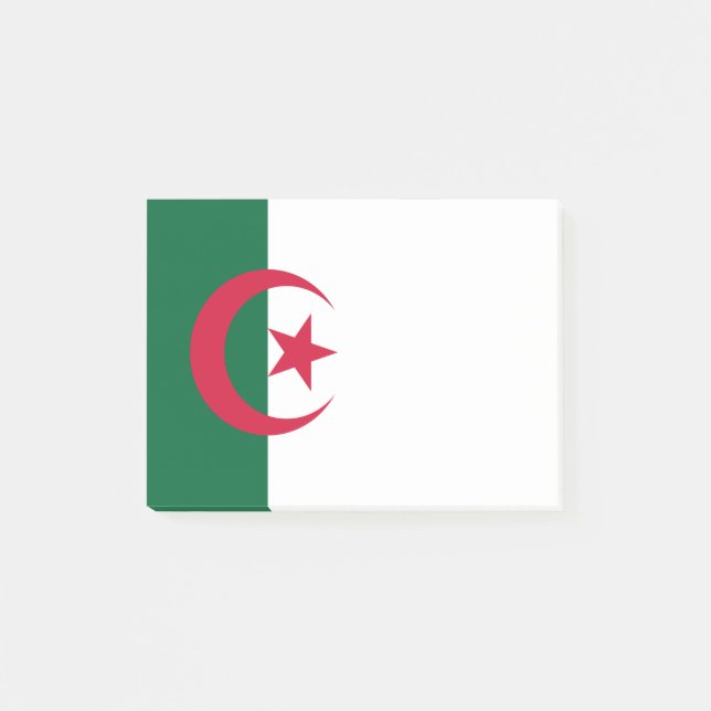 Personalisierte Flagge des Sternes und des Post-it Klebezettel (Vorderseite)