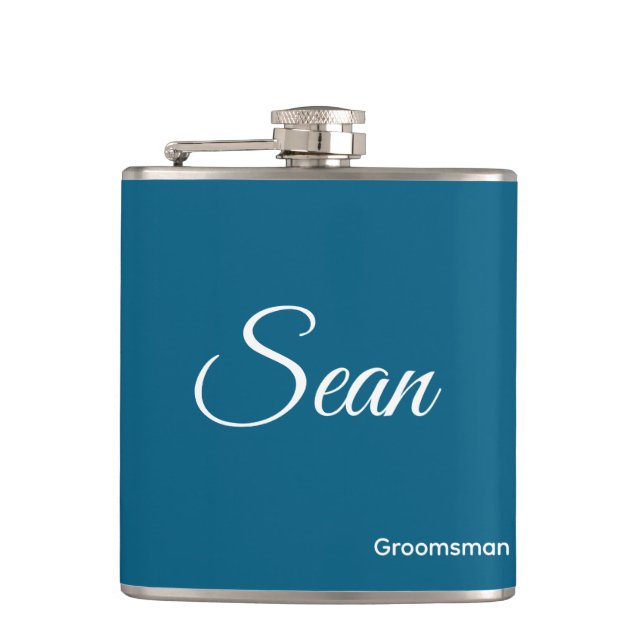Personalisierte Flasche Flachmann (Vorderseite)