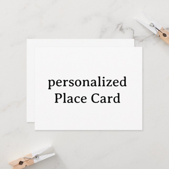 personalisierte Flat Card 4,25" x 5,5" (Vorderseite/Rückseite Beispiel)