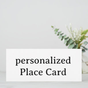 personalisierte Flat Card 4" x 9,25"
