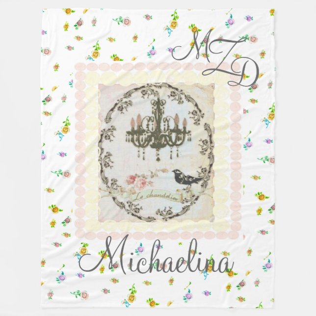 Personalisierte Fleece Blanket Le Chandelier (Vorderseite)